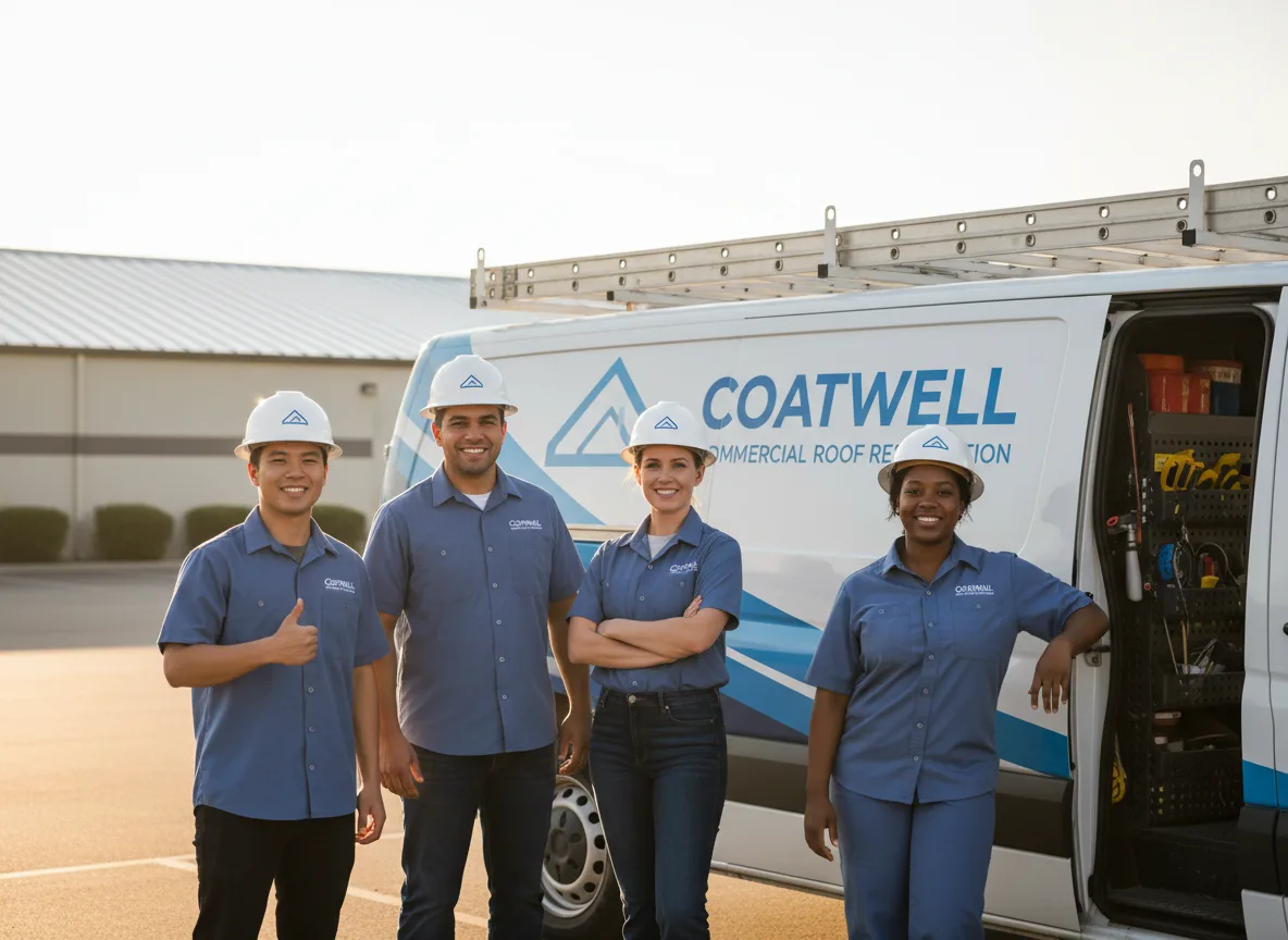 Commercial roof coating company in Prospect, VA